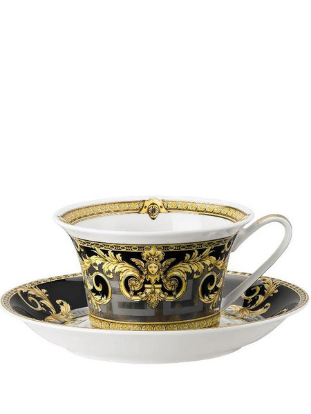  Versace X Rosenthal Prestige Gala Teacup Set - White 