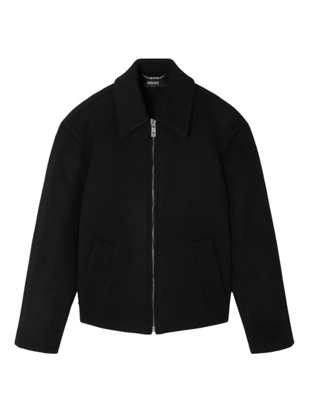  Versace Zip Long-sleeve Jacket - Black 