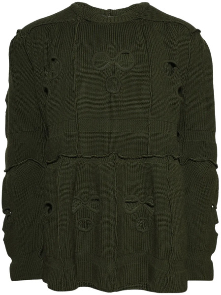  Vetements Balaclava Jumper - Green 
