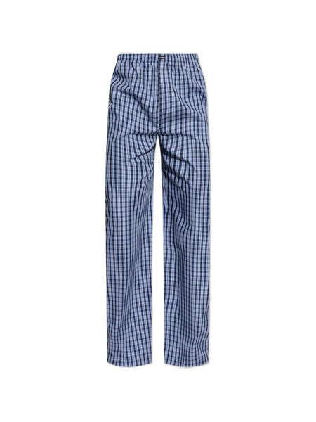  Vetements Check-pattern Trousers - Blue 
