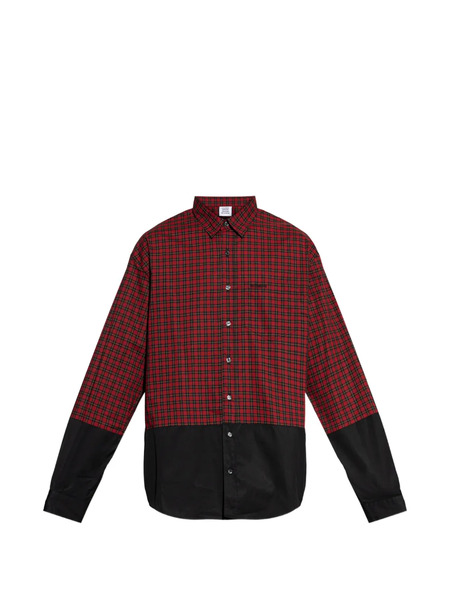  Vetements Checked Shirt - Red 