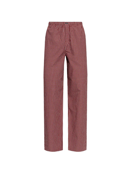 Vetements Checked Trousers - Red 