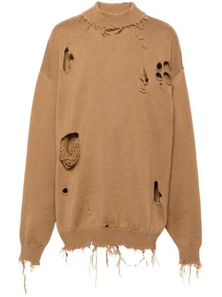  Vetements Destroyed Sweater - Brown 