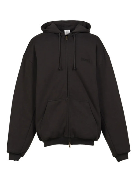  Vetements Logo-embroidered Jacket - Black 