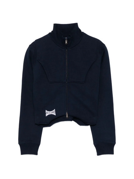  Vetements Logo-embroidered Jacket - Blue 