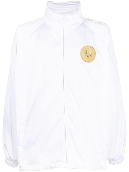  Vetements Logo-patch Sport Jacket - White 