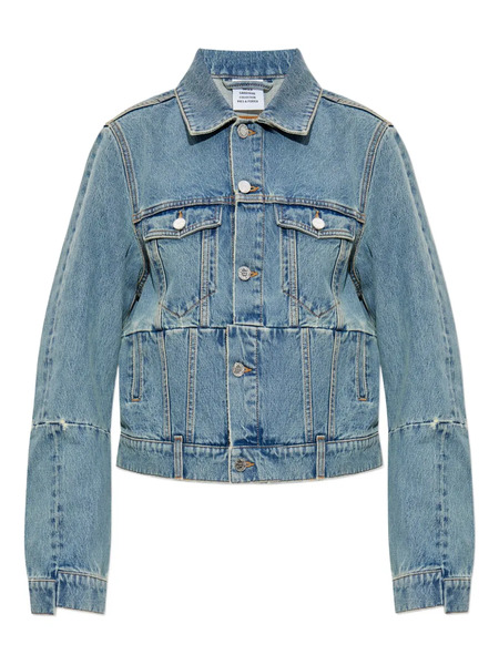  Vetements Panelled Denim Jacket - Blue 