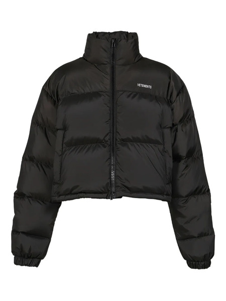  Vetements Quilted Puffer Jacket - Black 