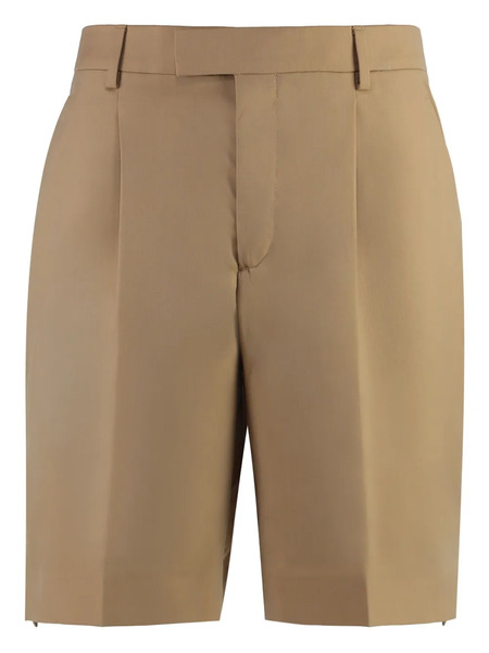  Vetements Virgin Wool Bermuda Shorts - Neutrals 