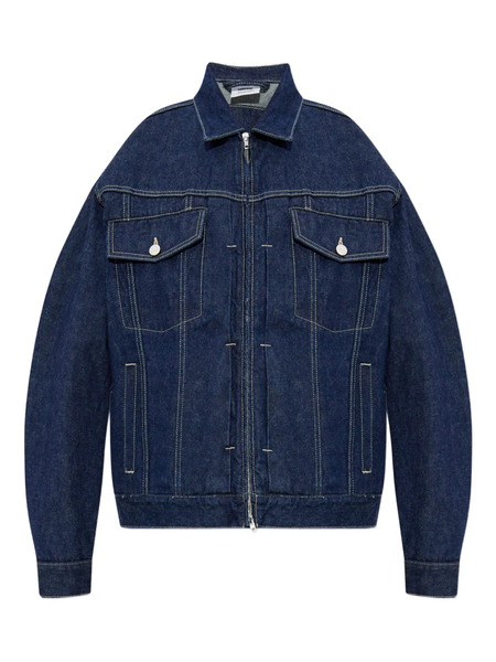  Vetements Zip-front Flap-pocket Jacket - Blue 