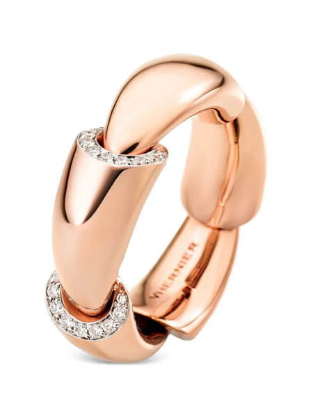  Vhernier Calla Diamond Ring - Pink 