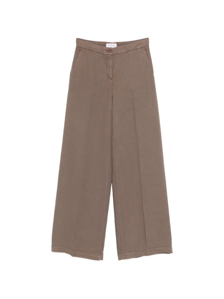  Via Masini 80 Button Trousers - Brown 