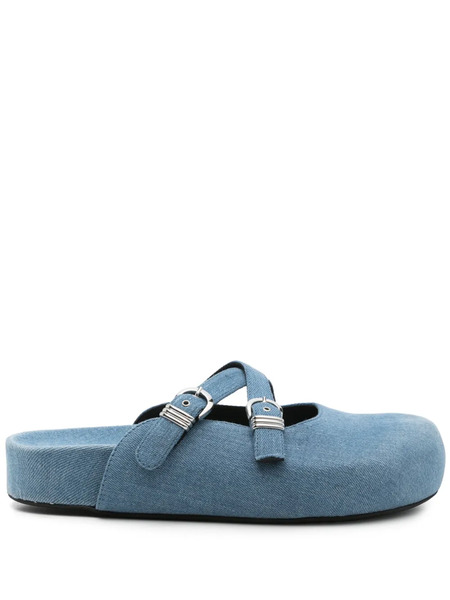  Vic Matie Denim Mules - Blue 
