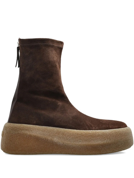  Vic Matie Zip-detail Platform Boots - Brown 