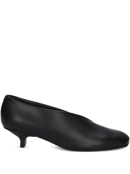  Vicini Square-toe Kitten-heel Pumps - Black 