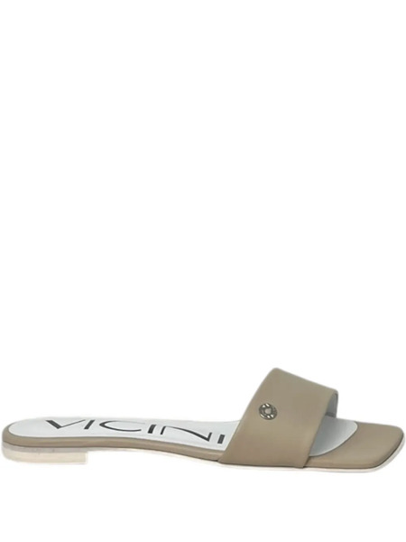  Vicini Square-toe Sandals - Neutrals 