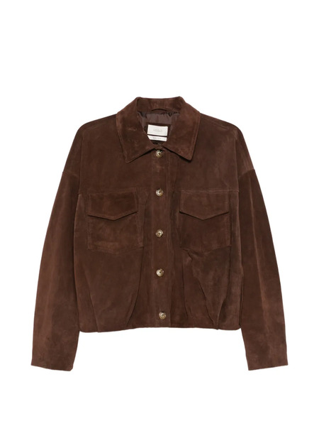  Vicolo Pocket Button Jacket - Brown 