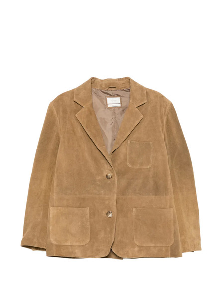  Vicolo Suede Blazer - Neutrals 