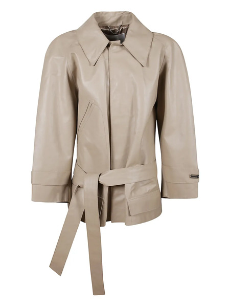 Victoria Beckham Belted Jacket - Neutrals 