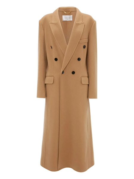  Victoria Beckham Double-breasted Wool Coat - Brown 