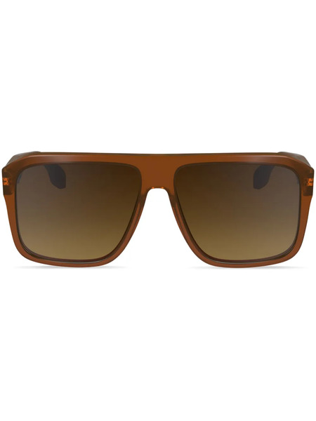  Victoria Beckham Eyewear Pilot-frame Sunglasses - Brown 