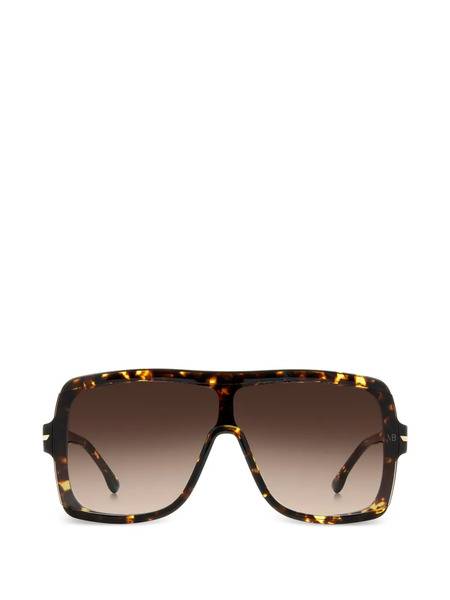  Victoria Beckham Eyewear Pilot-frame Sunglasses - Brown 