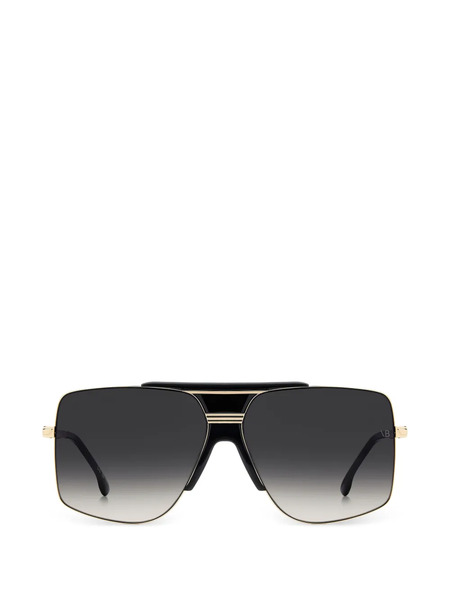  Victoria Beckham Eyewear Pilot-frame Sunglasses - Gold 