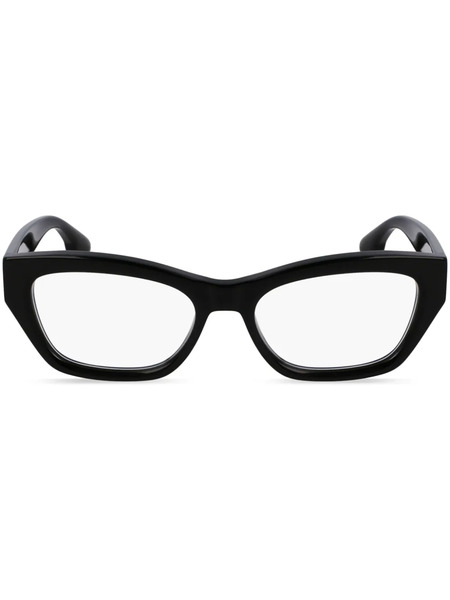  Victoria Beckham Eyewear Rectangle-frame Glasses - Black 
