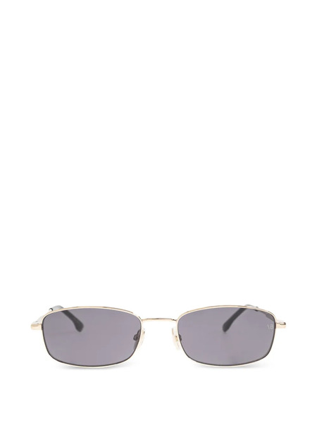  Victoria Beckham Eyewear Rectangle-frame Sunglasses - Gold 