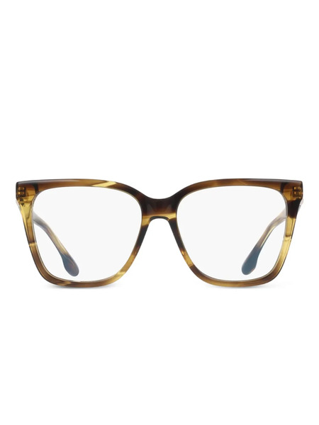  Victoria Beckham Eyewear Square-frame Glasses - Green 
