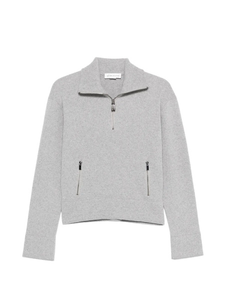  Victoria Beckham Half-zip Sweater - Grey 