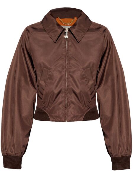  Victoria Beckham Harrington Bomber Jacket - Brown 