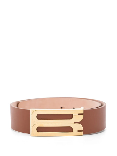  Victoria Beckham Jumbo Frame Belt - Brown 