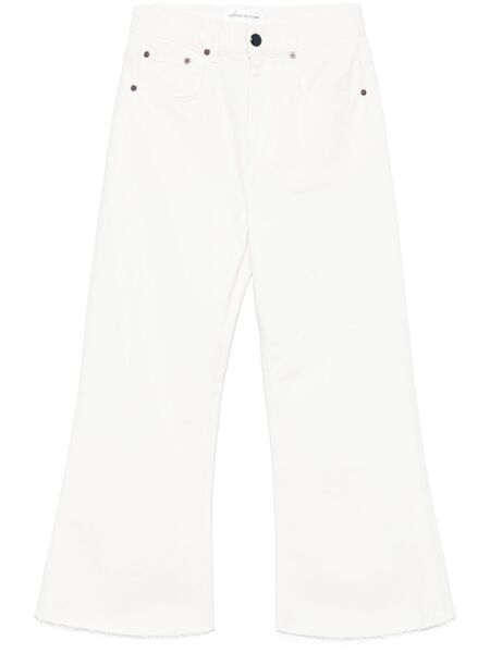  Victoria Beckham Logo-patch Jeans - White 