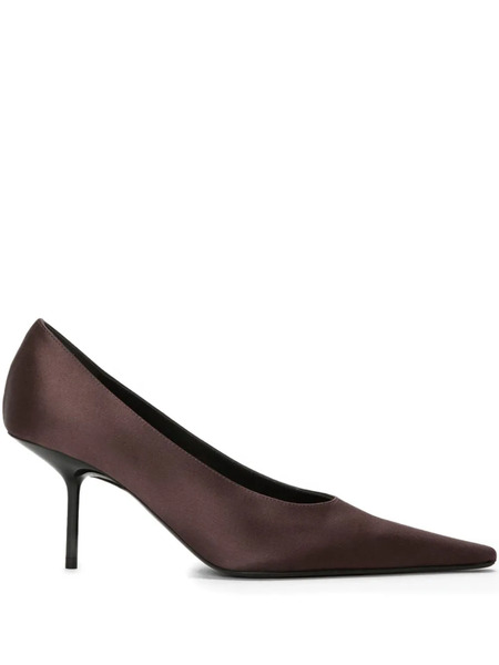  Victoria Beckham 75mm Pointed-toe Pumps - Brown 