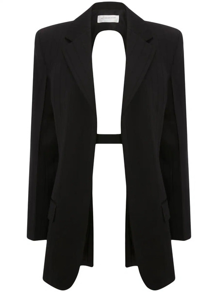  Victoria Beckham Open-back Single-breasted Blazer - Black 