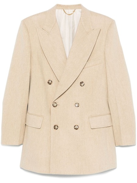  Victoria Beckham Peak-lapel Blazer - Neutrals 