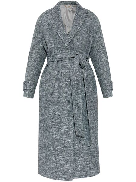  Victoria Beckham Raglan-sleeve Single-breasted Coat - Grey 