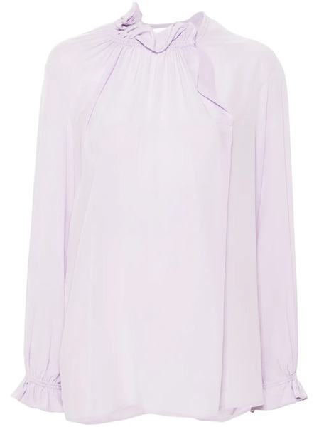  Victoria Beckham Ruffled Blouse - Purple 