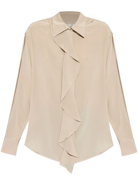  Victoria Beckham Silk Shirt - Neutrals 