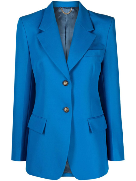  Victoria Beckham Single-breasted Blazer - Blue 