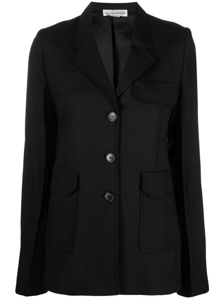  Victoria Beckham Single-breasted Tailored Blazer - Black 