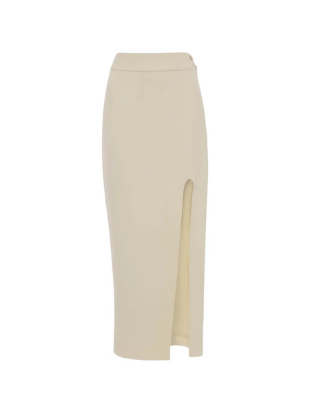  Victoria Beckham Split-detail Maxi Skirt - Neutrals 