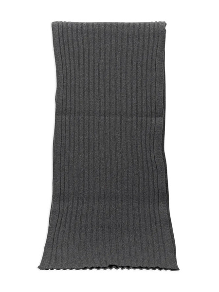  Vietti Merchandise Ribbed Scarf - Grey 