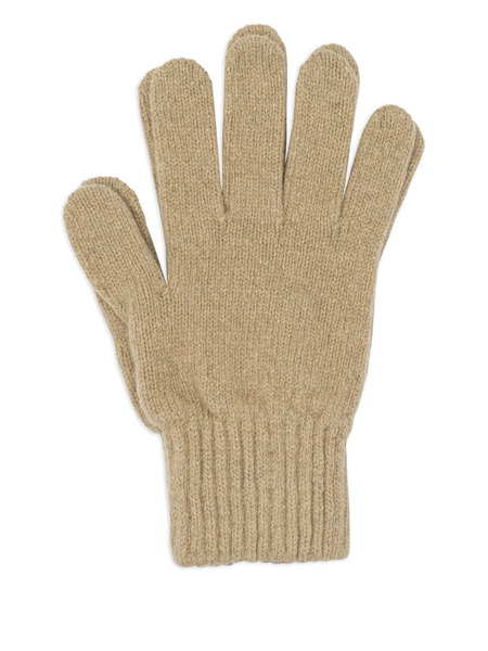  Vietti Merchandise Ribbed-trim Gloves - Neutrals 