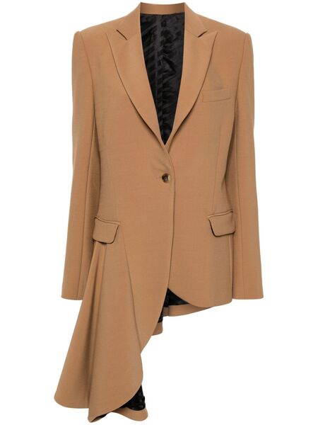  Viktor & Rolf Asymmetric Blazer - Brown 