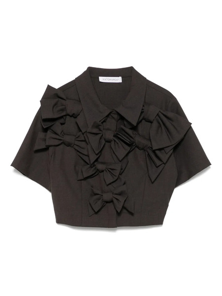  Viktor & Rolf Bow Bouquet Top - Brown 