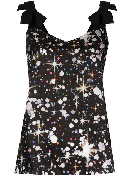  Viktor & Rolf Confetti Sparkle-print Camisole Top - Multicolour 