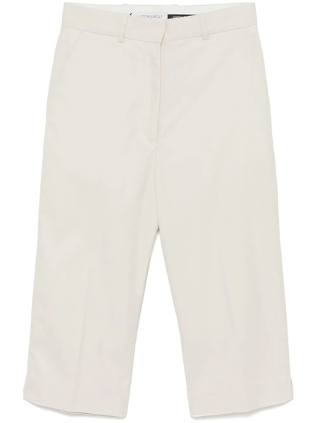  Viktor & Rolf Cropped Trousers - Neutrals 