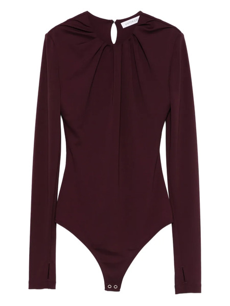  Viktor & Rolf Draped-neckline Bodysuit - Red 